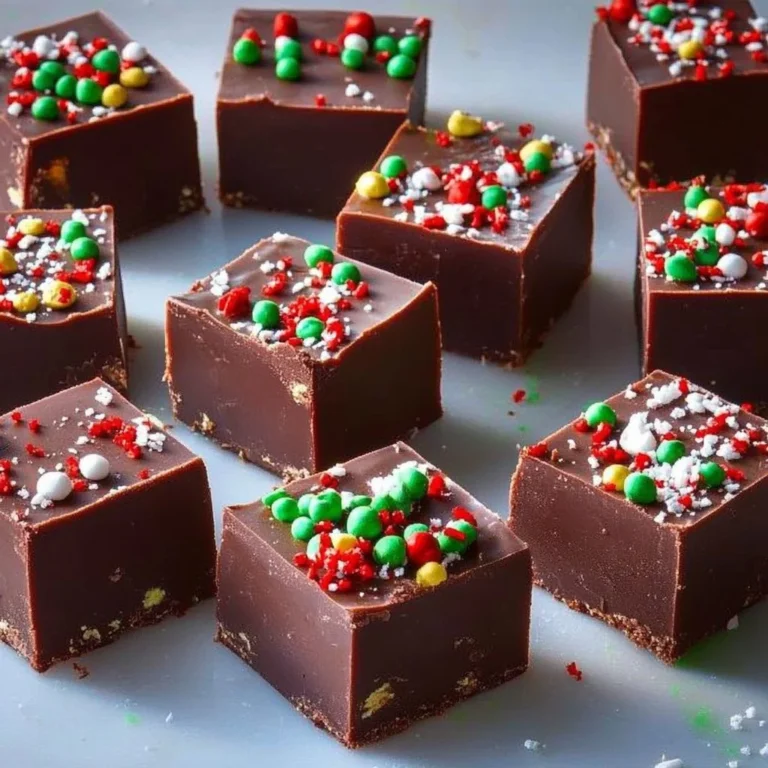 Delicious homemade Christmas Fudge in festive holiday packaging