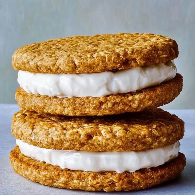 Homemade Copycat Little Debbie Oatmeal Creme Pies on a plate