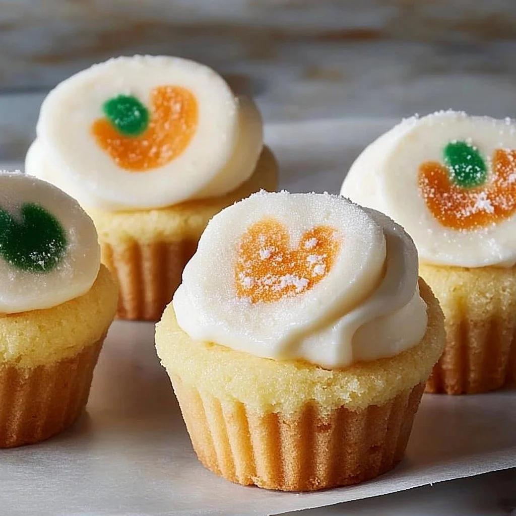 Mini Pillsbury cookie cheesecakes topped with chocolate chips