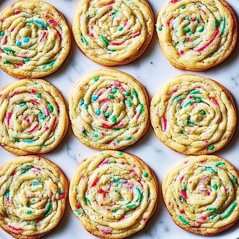 Delicious Pan-Banging Confetti Cookies with vibrant sprinkles on a baking tray