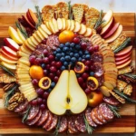 Delicious Turkuterie platter featuring a variety of Turkish meats and cheeses