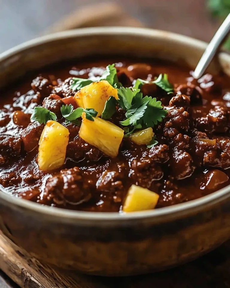 Bowl of authentic Texas chili with beans and spices