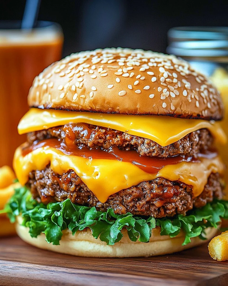Delicious Big Mac Sloppy Joes served on a plate with toppings