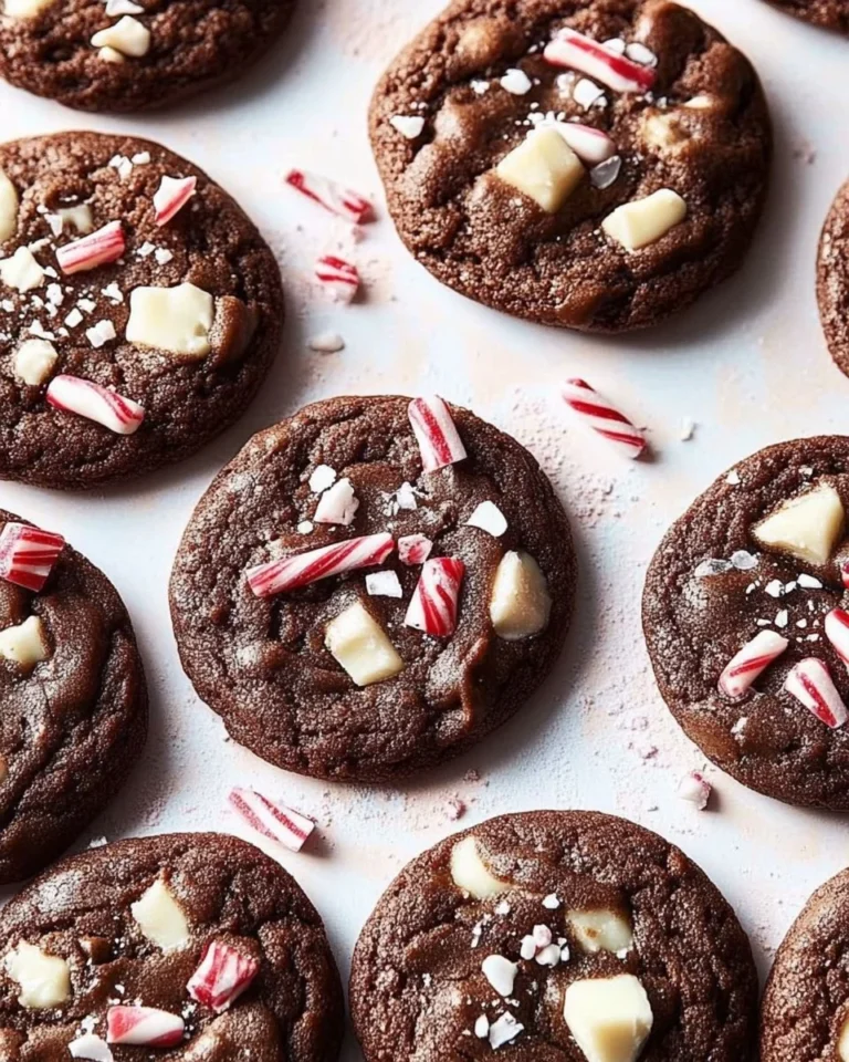 Delicious Cake Mix Peppermint Bark Cookies with festive toppings.