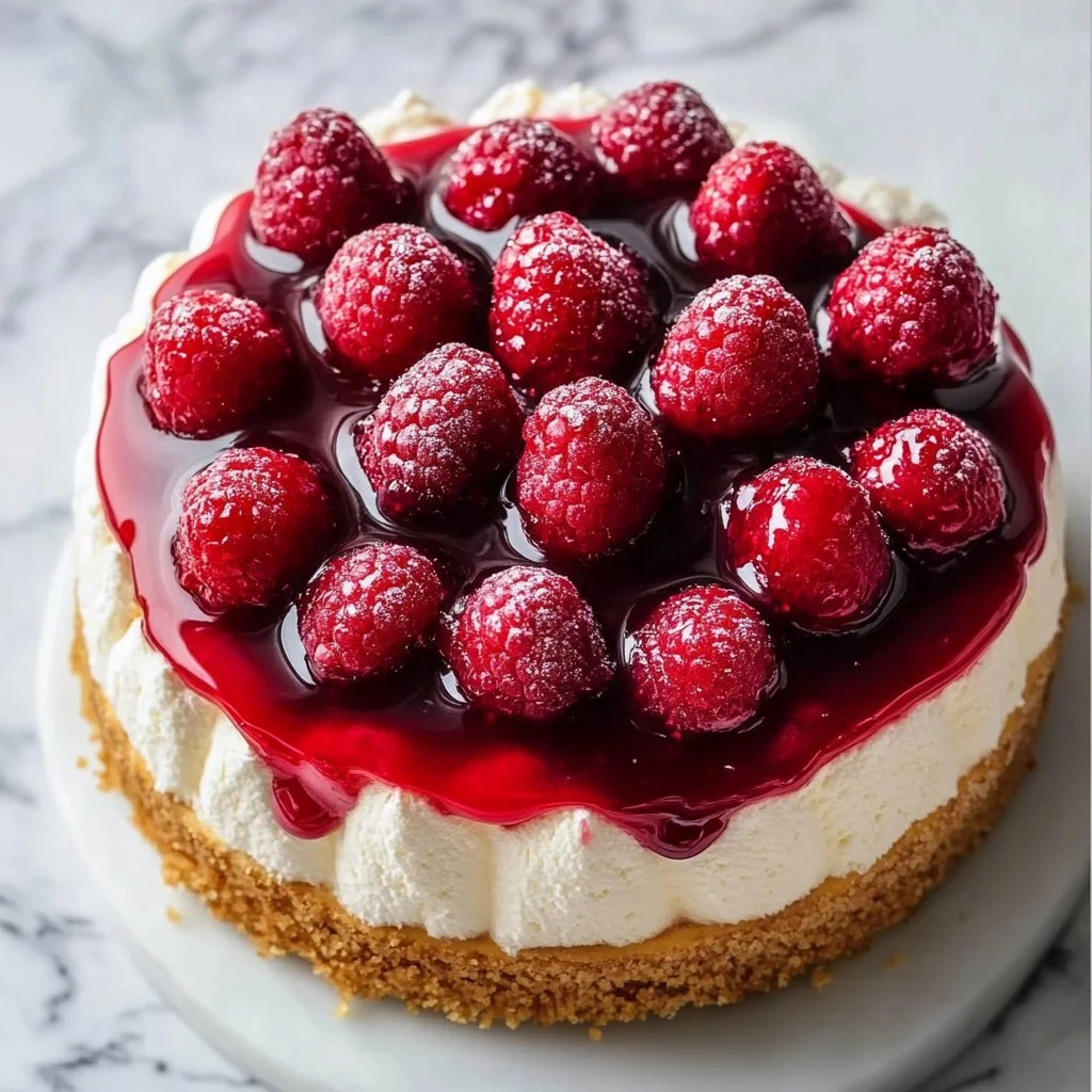 Slice of Cherry Almond Cake topped with cherries and almonds