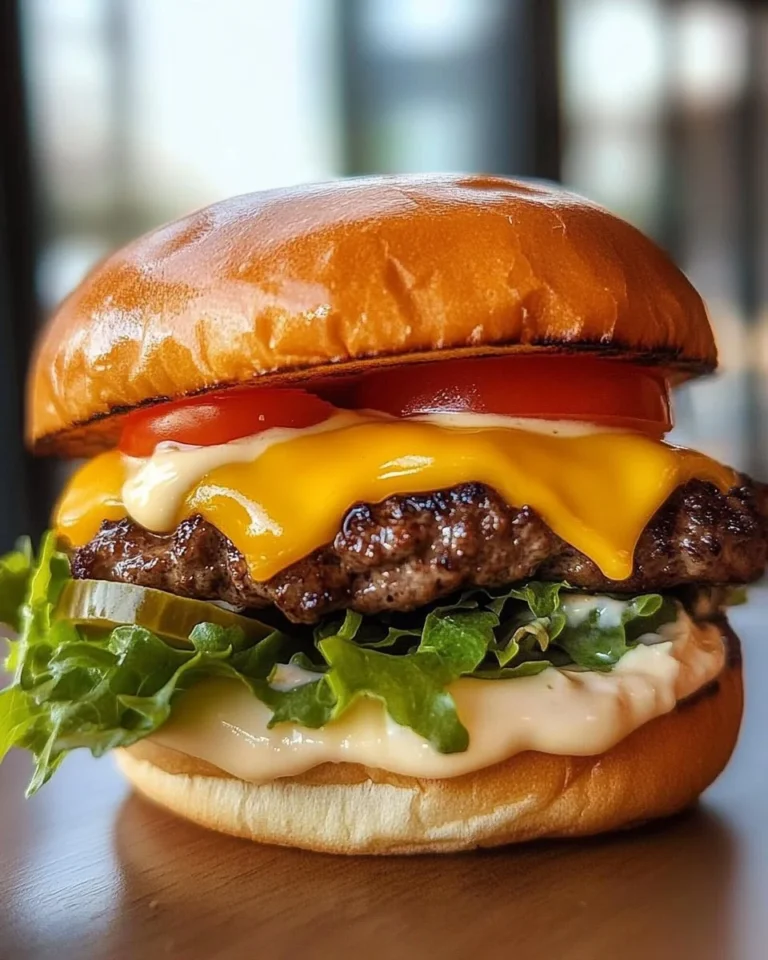Delicious homemade copycat In-N-Out Burgers served on a plate.