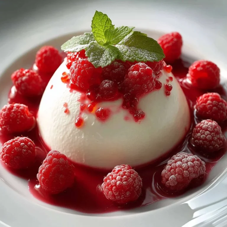 Delicious cottage cheese raspberry mousse served in a bowl
