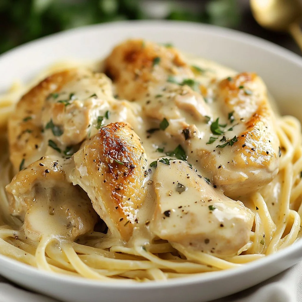 Delicious Crock Pot Angel Chicken recipe featuring tender chicken in a creamy sauce