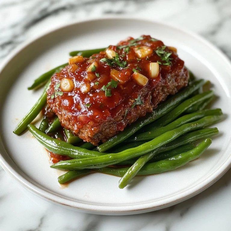 Crockpot Kielbasa and Green Beans dish served in a bowl.
