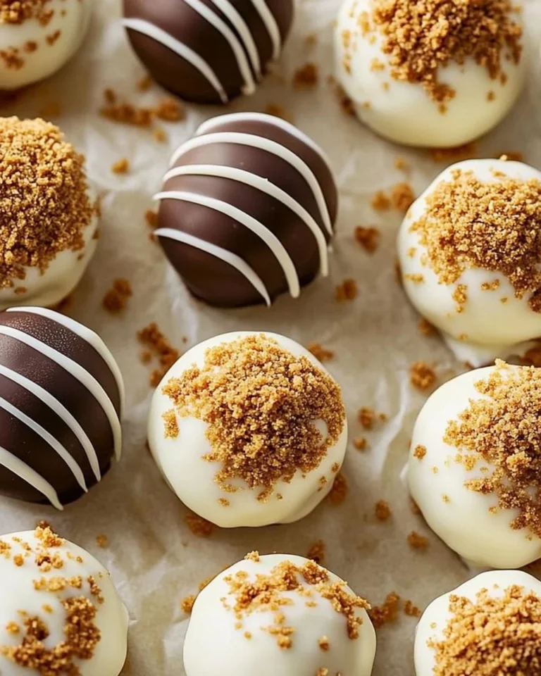 Delicious gingerbread truffles decorated with festive sprinkles.