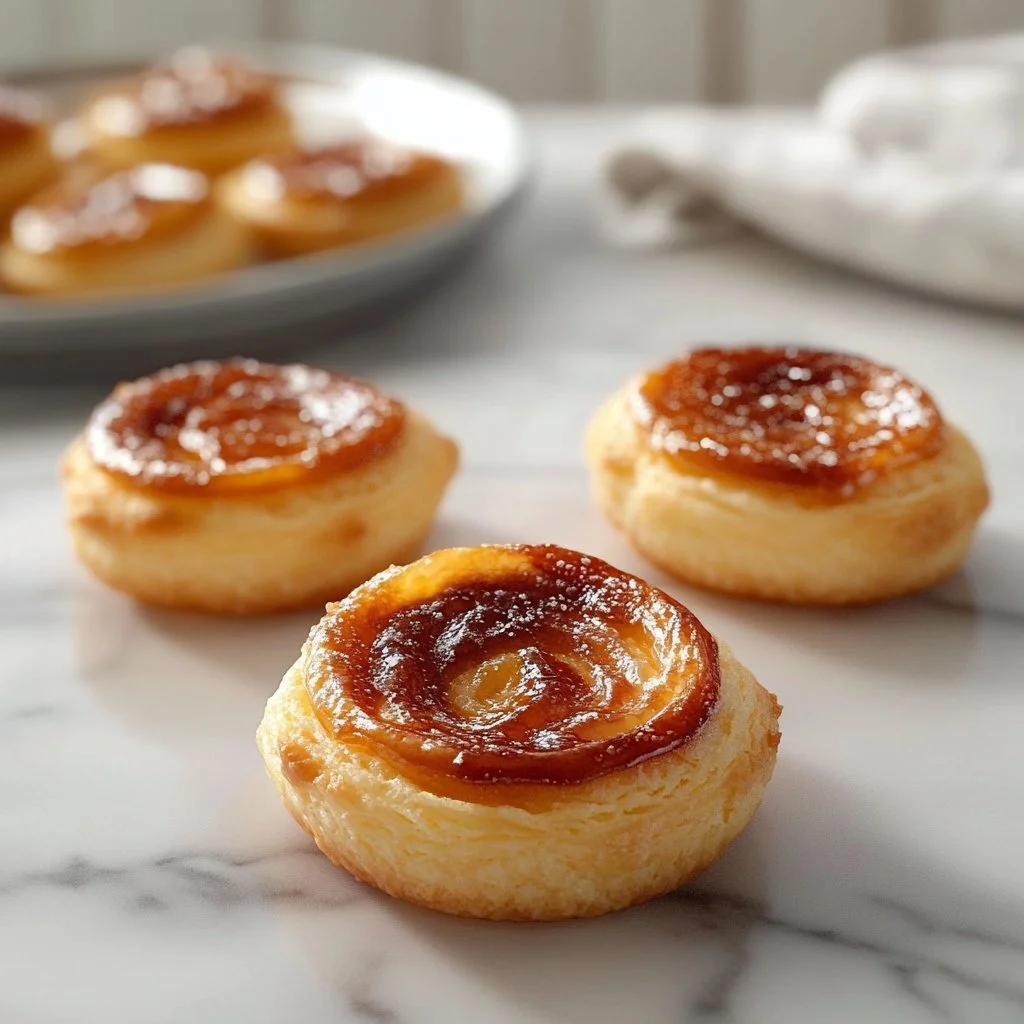 Delicious crème brûlée cookies with a caramelized sugar crust and creamy filling