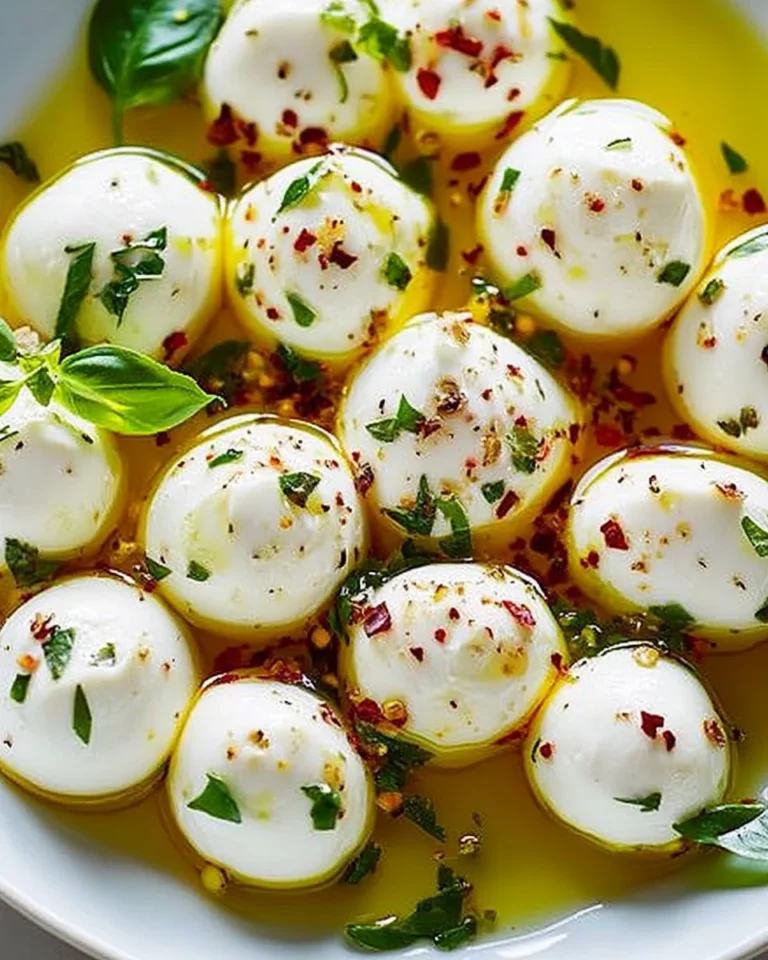Golden brown Merry Mozzarella Bites served on a festive platter