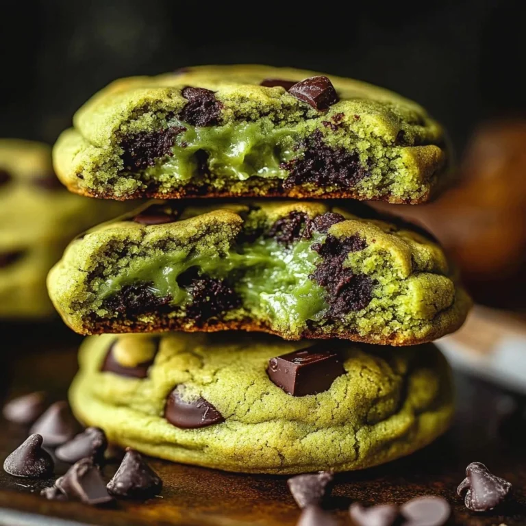 Pistachio cream chocolate cookies on a plate with a garnish of nuts.