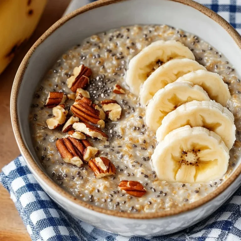 Bowl of protein oatmeal topped with fruits and nuts for a healthy breakfast