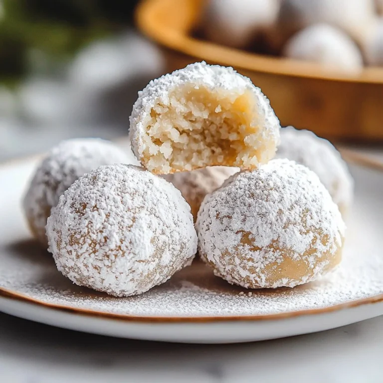 Snowball Coconut Rum Balls - Easy no-bake holiday treats with coconut and rum.