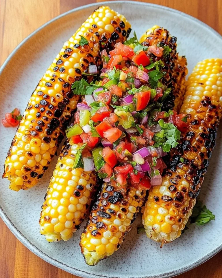 Delicious sweetcorn ribs grilled to perfection, served on a plate.