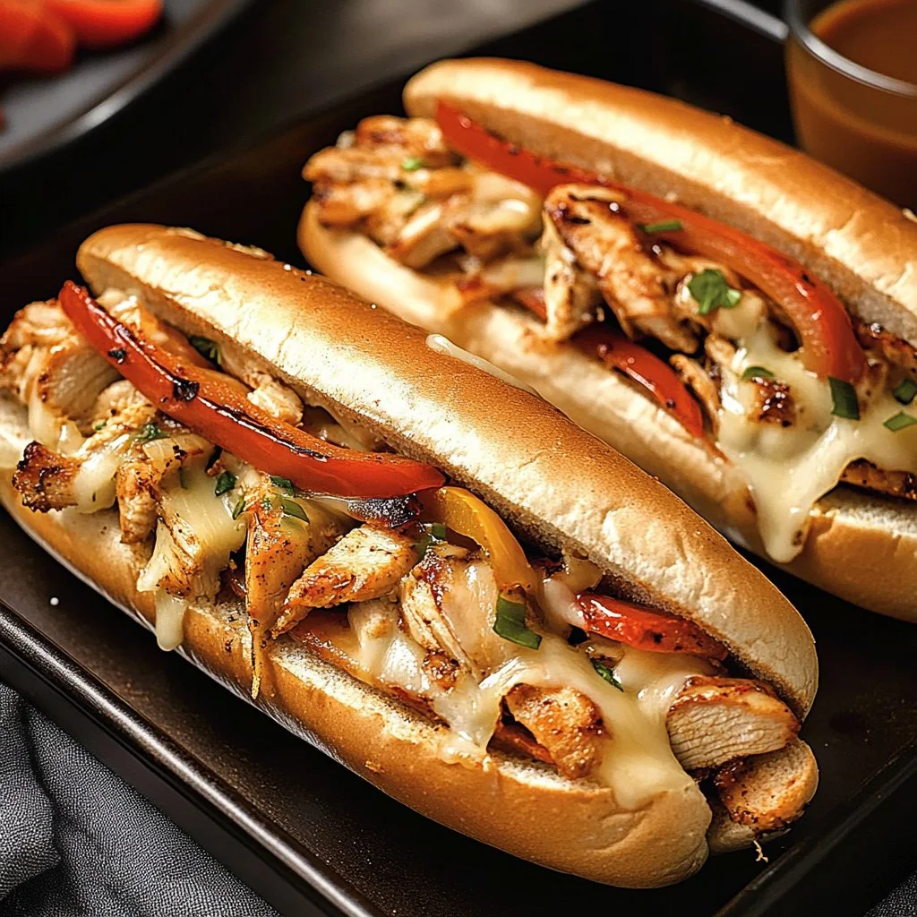 Chicken Philly Cheese Steaks