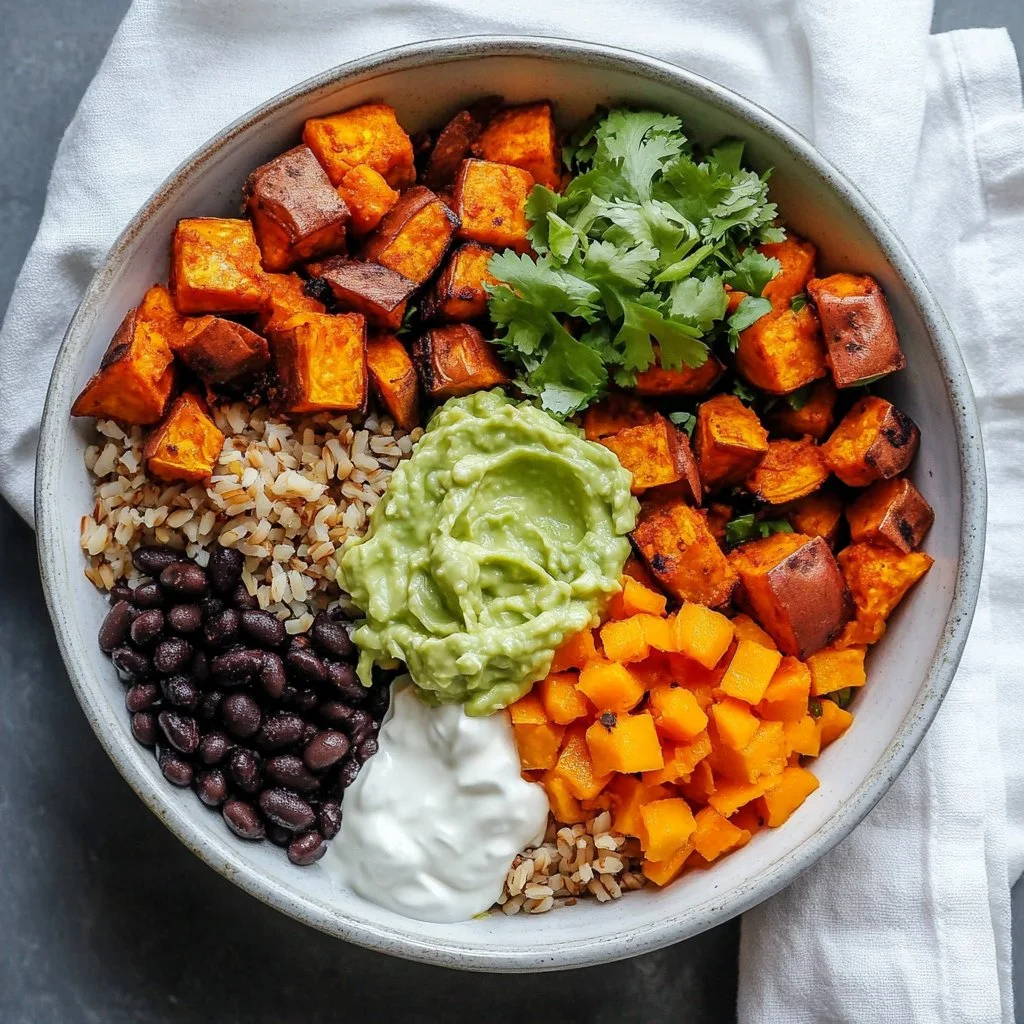 Chipotle Sweet Potato Burrito Bowls