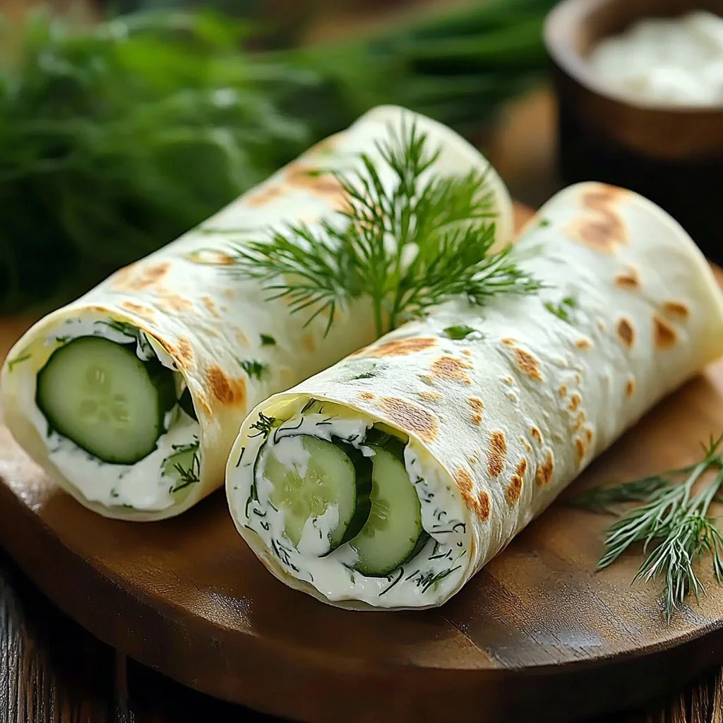 Cucumber Cottage Cheese Wraps: Easy, Crisp, and Customizable Delight