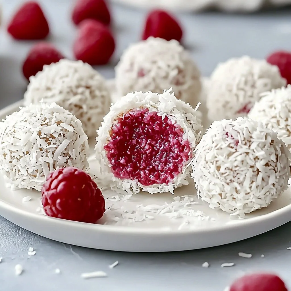 Decadent Raspberry Coconut Balls That No One Can Resist