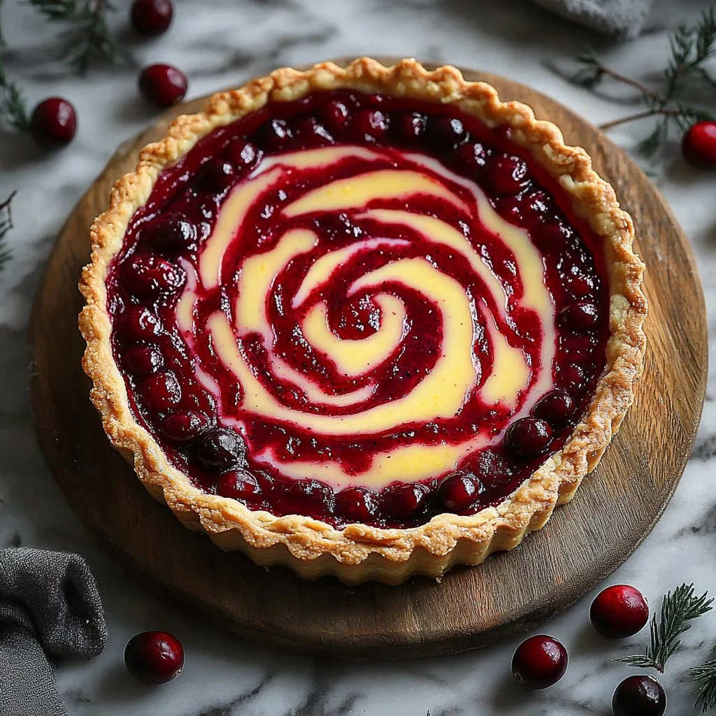 Lemon Cranberry Tart