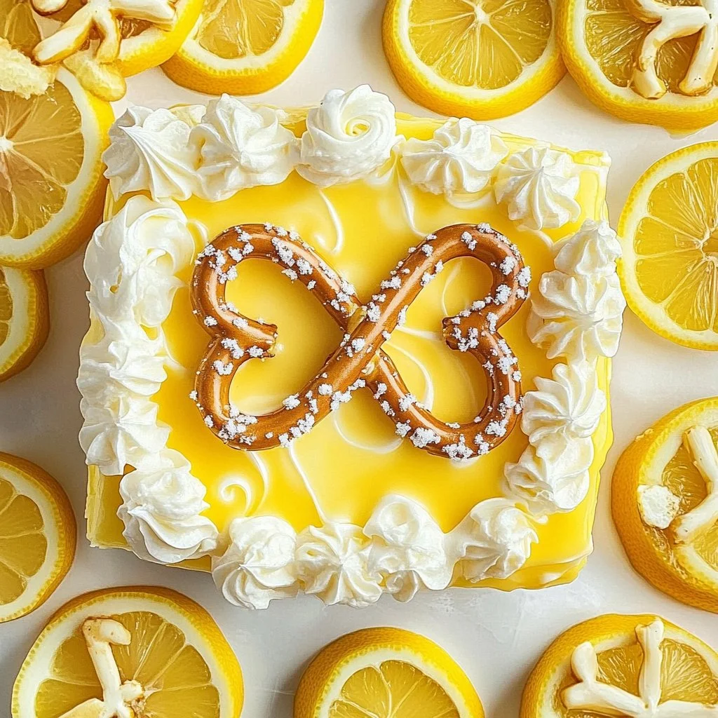 Lemon Pretzel Dessert