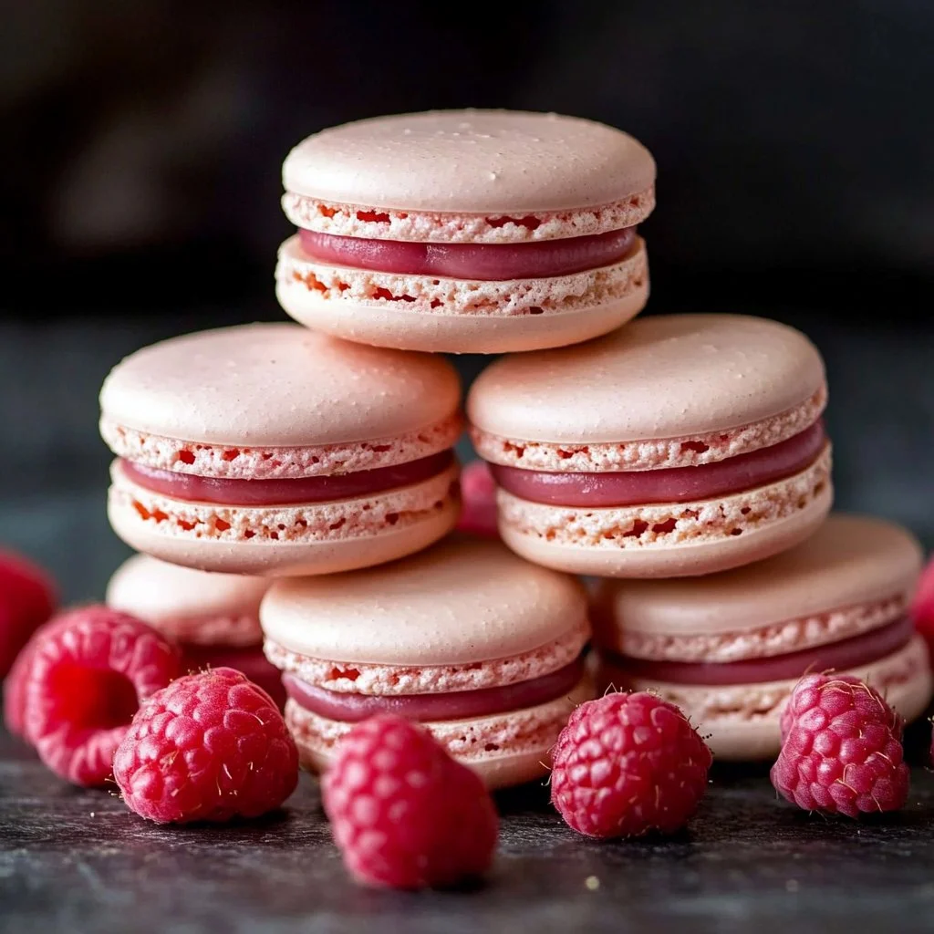 Raspberry Macarons Recipe