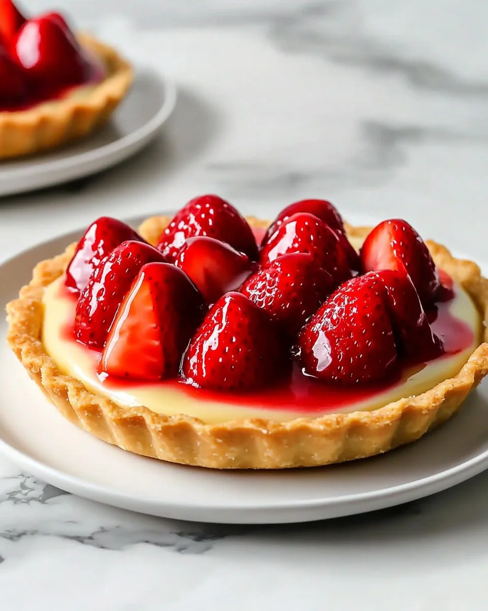 Strawberry Custard Tarts
