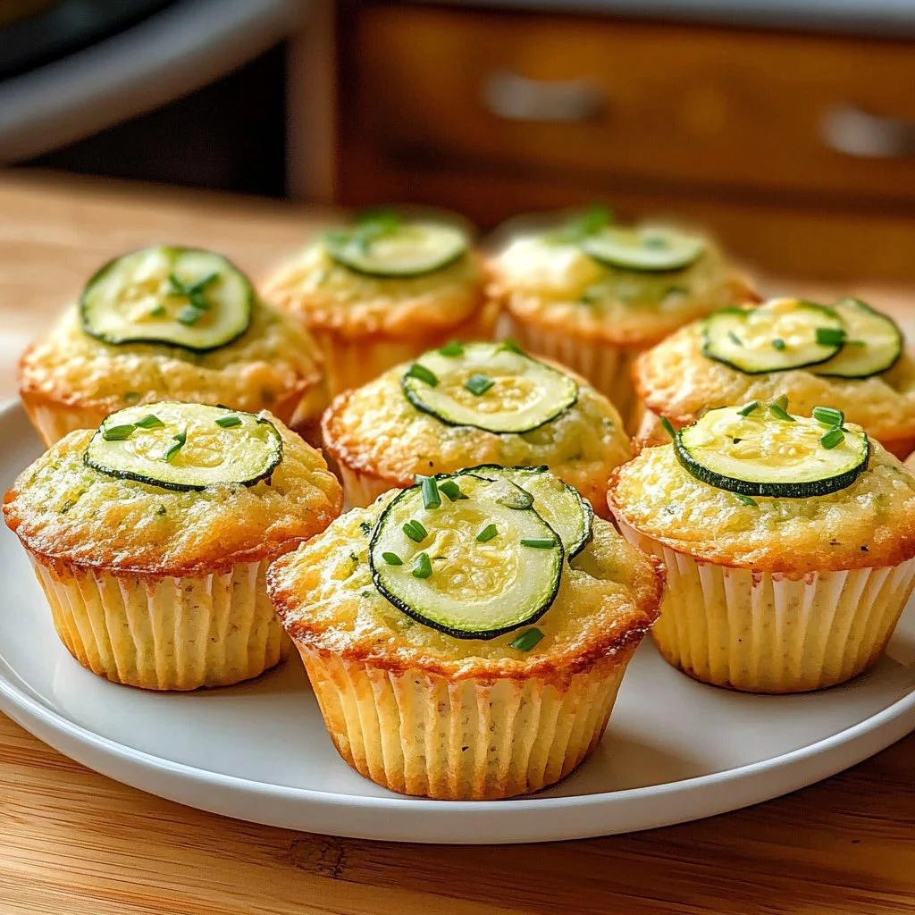 Zesty Morning Delight Homemade Cucumber Muffins